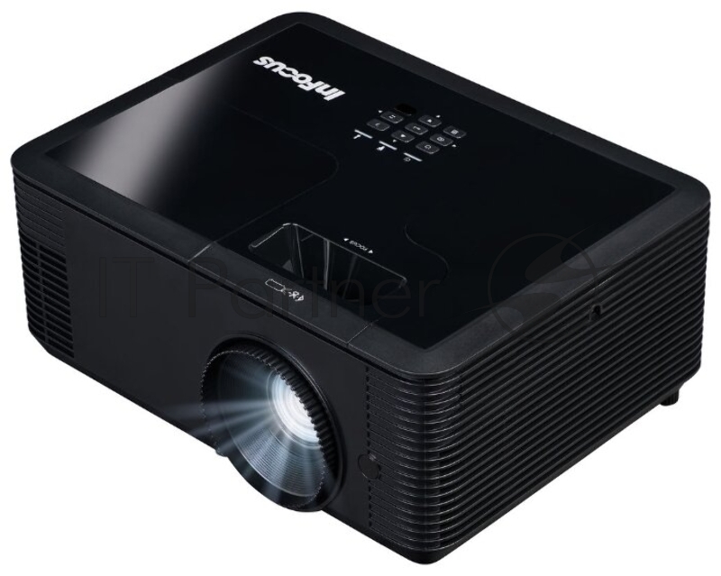 Проектор INFOCUS IN2138HD DLP, 4500 ANSI Lm, FullHD(1920х1080), 28500:1, 1.12-1.47:1, 3.5mm in, Composite video, VGAin, HDMI 1.4aх3 (поддержка 3D), USB-A (для SimpleShare и др.),лампа 15000ч.(ECO mode), 3.5mm out, Monitor out(VGA),RS232,RJ45,21дБ, 4,