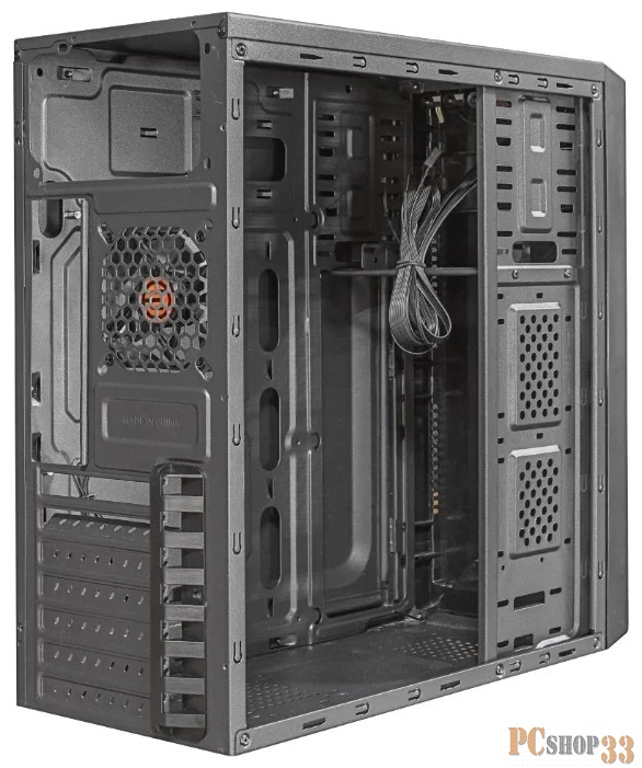 корпус Ginzzu C190 FAN 8СМ 2*USB 2.0,AU w/o PSU