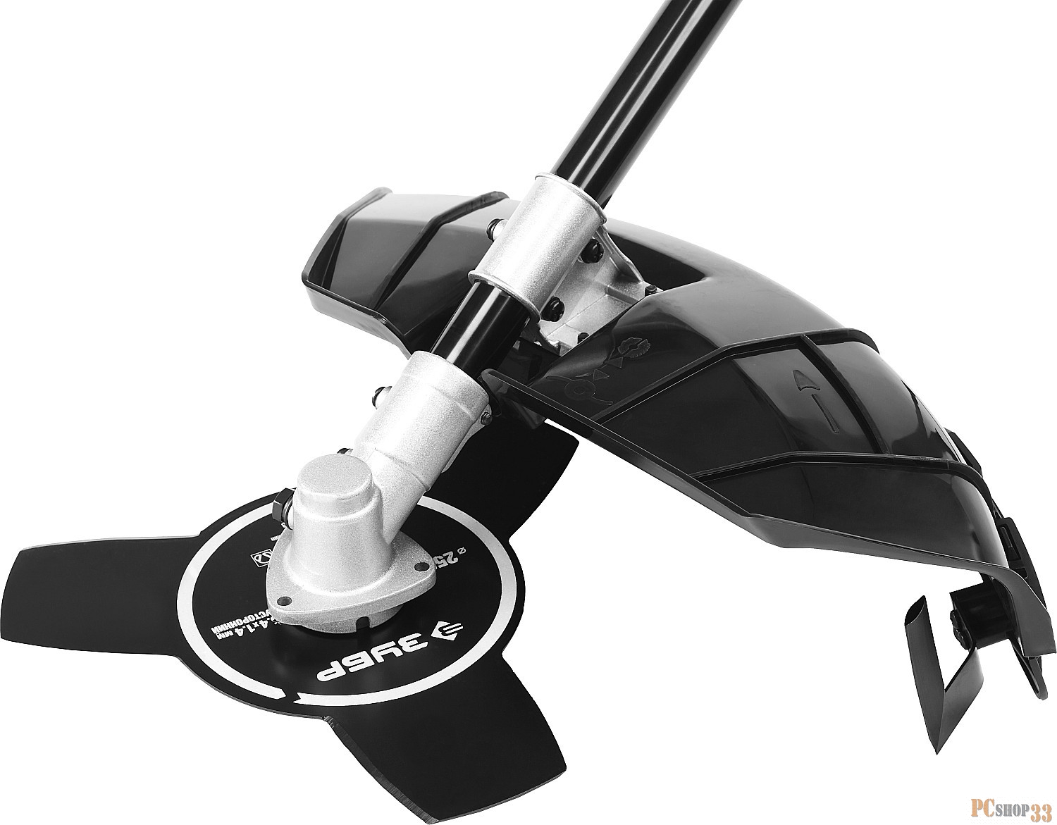 Триммер ЗУБР ЗКРЭ-38-1200 Триммер электрический { с верх. двигателем, ш/с фреза 255 мм, леска 380 мм, леска 5*2 мм, полуавтомат, 1200 Вт }