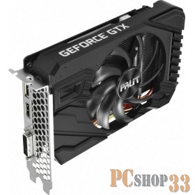 Видеокарта PALIT GeForce GTX1660 6 GB STORMX OC 192bit GDDR5 DVI, HDMI, DP Ret 51660S18J9-165F