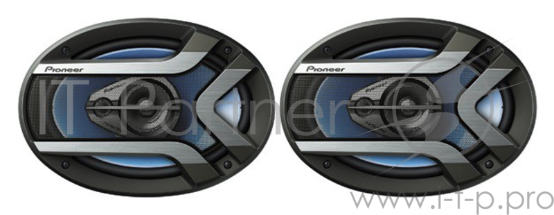 Колонки автомобильные Pioneer TS-6939R 500Вт 92дБ 4Ом 16x23см (6.3x9дюйм) (ком.:2кол.) коаксиальные трехполосные