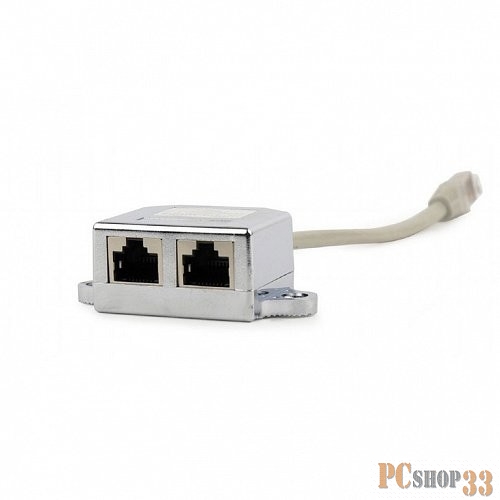 Разветвитель Cablexpert NCA-SP-02 Разветвитель NCA-SP-02 FTP 1 порт RJ45 (T568A/T568B) - 2 порта RJ45 10/100 BASE-T