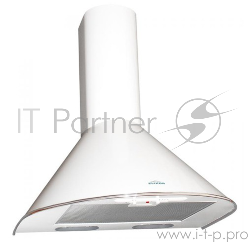 Вытяжка каминная Elikor Эпсилон 60П-430-П3Л белый/серебро управление: ползунковое (1 мотор)