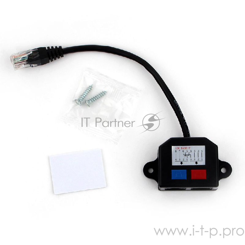 Разветвитель Cablexpert NCA-SP-01A Разветвитель NCA-SP-01A UTP 1 порт RJ45 (T568A/T568B) - 2 порта RJ45 10/100 BASE-T