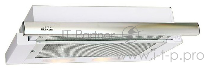 Вытяжка Elikor Интегра 60П-400-В2Л антрацит/ рейлинг бронз