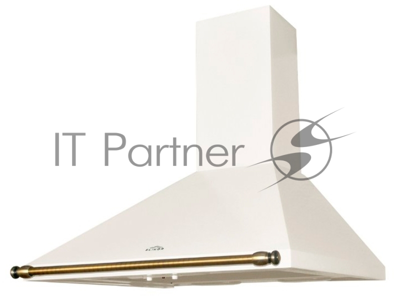 Вытяжка каминная Elikor Вента 60П-430-П3Л молоко - рейлинг бронза управление: ползунковое (1 мотор)