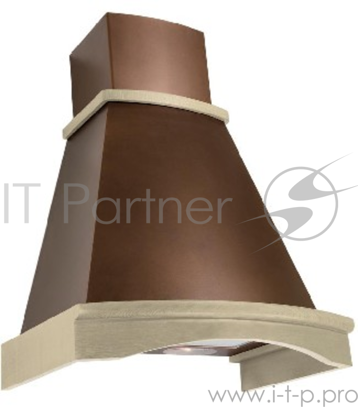 Вытяжка Elikor Ротонда 60П-650-П3Л беж/дуб венге