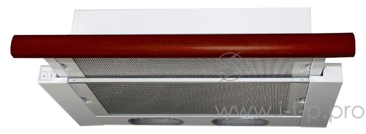 Вытяжка ELIKOR Интегра 50П-400-В2Л (белый/дуб венге ) (белый/дуб венге, 200Вт, 2 скорости, механическое управление)