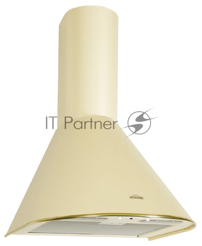 Вытяжка каминная Elikor Эпсилон 50П-430-П3Л ваниль золотистый управление: ползунковое (1 мотор)