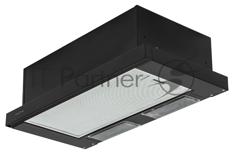 Воздухоочиститель Krona Kamilla 600 sensor inox ( 2 мотора ) вытяжка кухонная белый/черное стекло в окантовке из нерж.стали