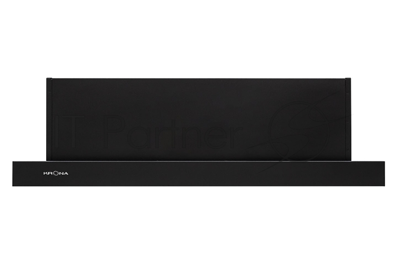 Воздухоочиститель Krona Kamilla 600 sensor inox ( 2 мотора ) вытяжка кухонная белый/черное стекло в окантовке из нерж.стали