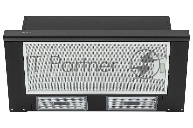 Воздухоочиститель Krona Kamilla 600 sensor inox ( 2 мотора ) вытяжка кухонная белый/черное стекло в окантовке из нерж.стали