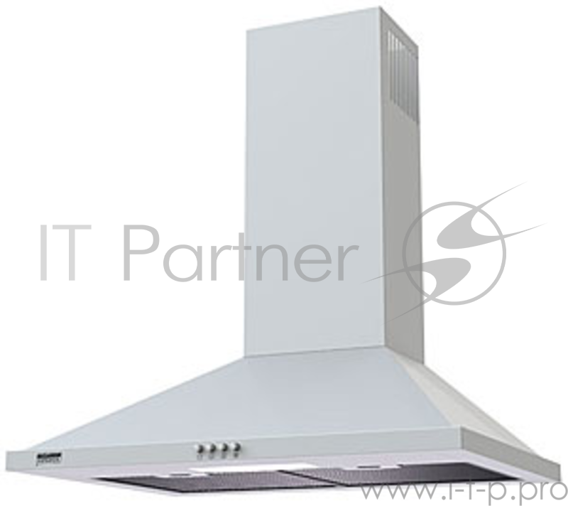 Вытяжка KRONASTEEL BELLA 600 белый push button кухонная