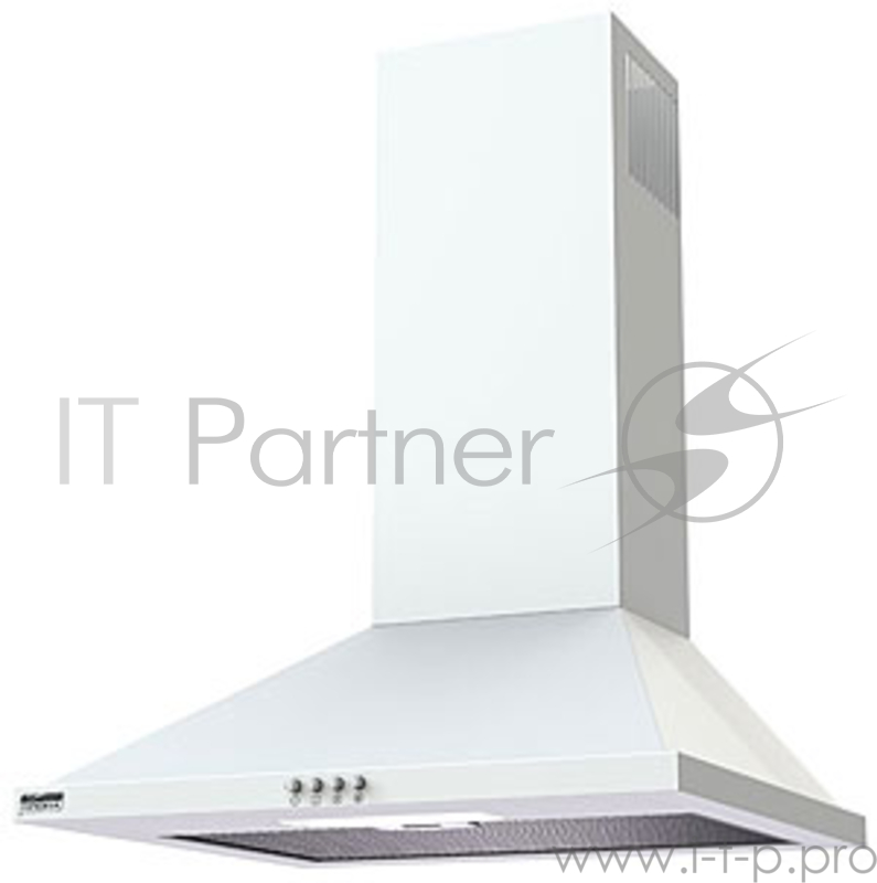 Вытяжка KRONASTEEL BELLA 500 WHITE push button кухонная