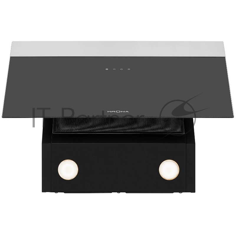 Вытяжка Krona Kristen 600 черный - серебристый S