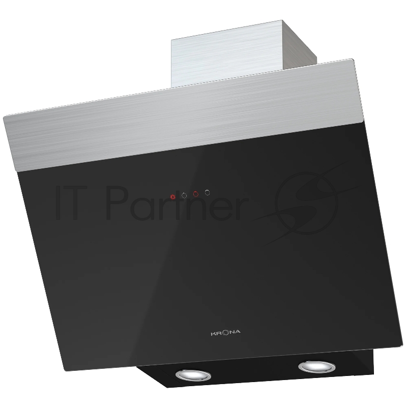 Вытяжка Krona Kristen 600 черный - серебристый S