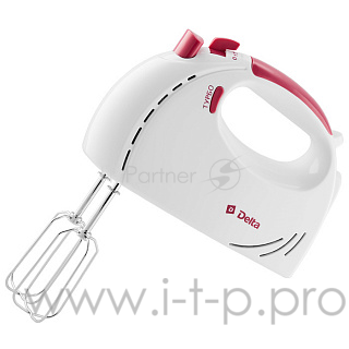 Миксер DELTA DL-5061 белый с сиреневым