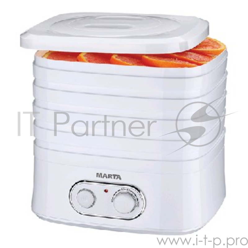 Сушилка для овощей и фруктов MARTA MT-1945 красный гранат