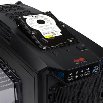 Корпус MidiTower InWin (BWR145BL) w/o PSU USB2.0+USB3.0+FAN (12)+Audio ATX 6120650