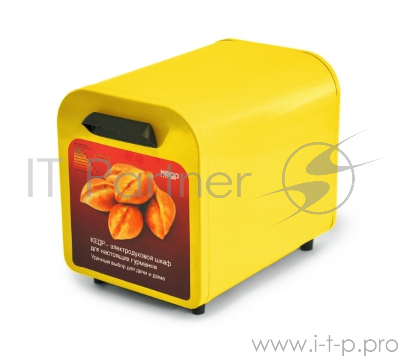 Жарочный шкаф Кедр ШЖ-0,625/220 (желтый, мощность 625Вт., внутренний объем 10л. Вес 7кг. Время разогрева до 250 град. С: не более 20мин. Внутр. размер