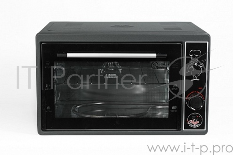 Жарочный шкаф ЧУДО ПЕКАРЬ ЭДБ-0121 (черная, 39 л, новый прочный корпус, толстый нержавеющий ТЭН повышенной мощности)