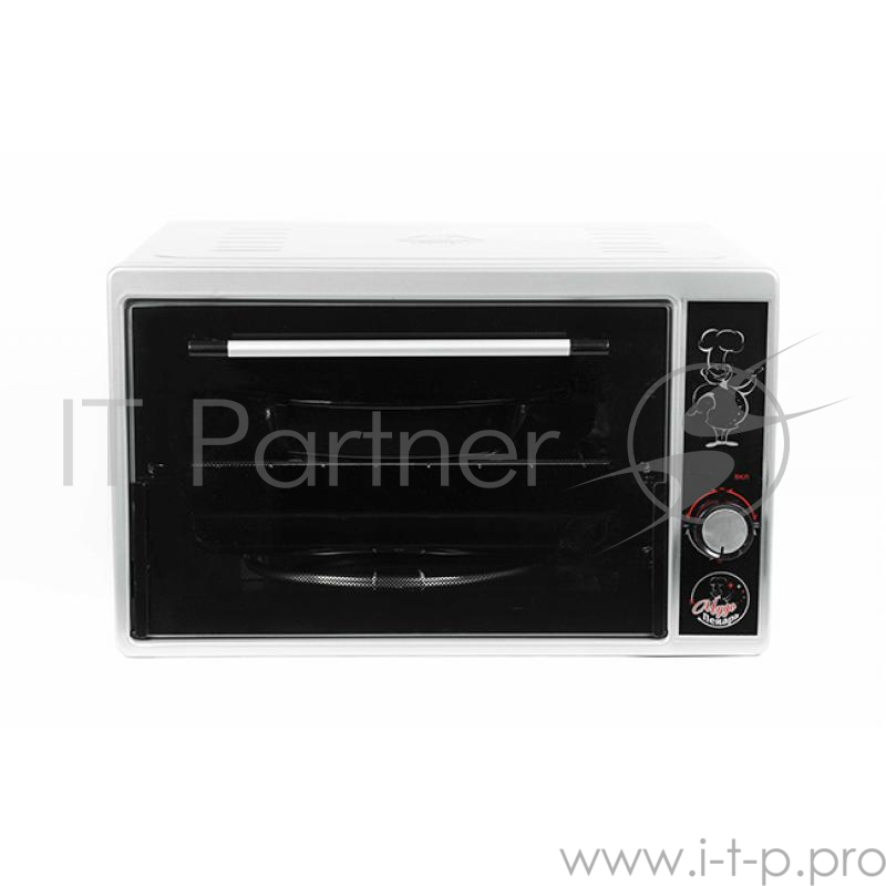 Жарочный шкаф ЧУДО ПЕКАРЬ ЭДБ-0121 (серебристый металлик, 39 л, новый прочный корпус, толстый нержавеющий ТЭН повышенной мощности)