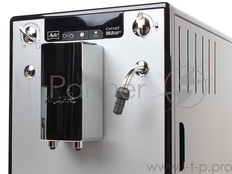 Кофемашина Melitta CAFFEO Solo&Perfect Milk серебристый/черный