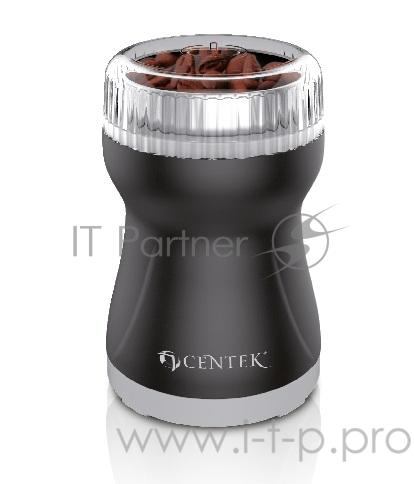 Кофемолка Centek CT-1356 Black НАЖИМНАЯ 200Вт, 60г, стальная чаша