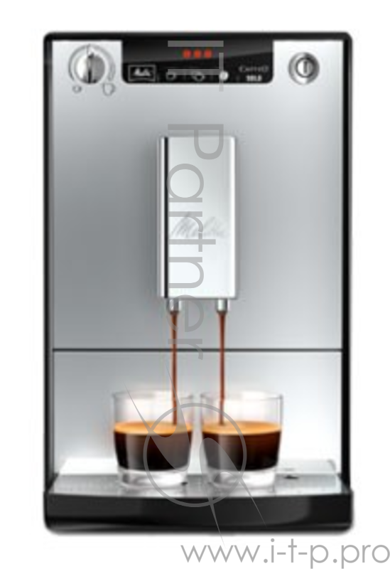 Кофемашина Melitta Caffeo Solo 1400Вт серебристый/черный