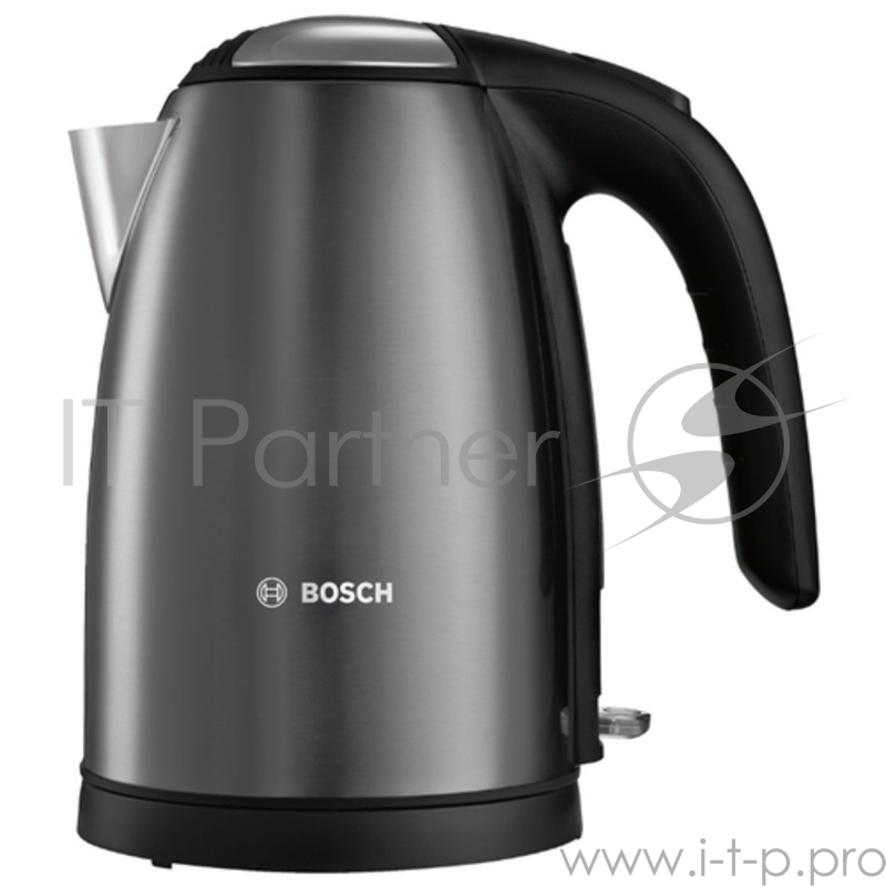 Чайник электрический Bosch TWK-7805 1.7л. 2200Вт черный (металл)