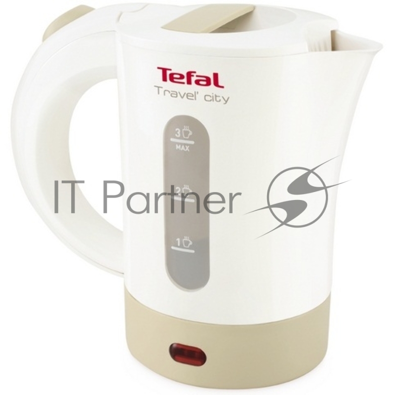 Чайник электрический Tefal KO120130 0.5л. 650Вт белый/бежевый(корпус: пластик)