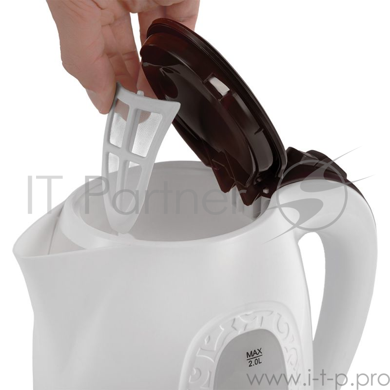 Чайник электрический Polaris PWK 2077СL 2л. 2200Вт бордовый (корпус: пластик)