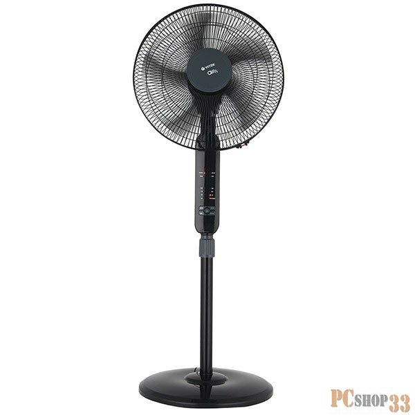 Вентилятор VITEK VT-1948(BK) напольный 60Вт диаметр 16'' 40см 3 скорости вращения таймер пду