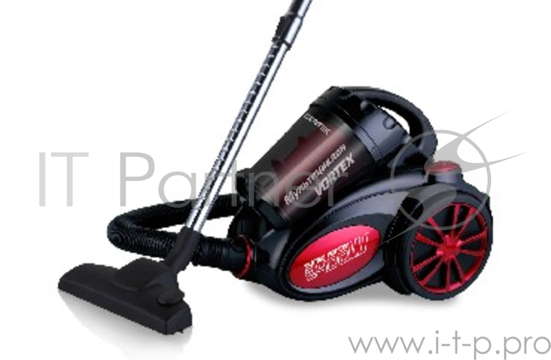 Пылесос Centek CT-2521 Black S (ч.перламутр) циклон, 2400/450Вт (!!!), низкий уровень шума, телескоп