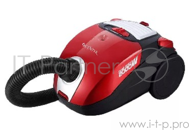 Пылесос Centek CT-2511 (красн) 2000/400Вт, тканевый мешок, телескоп. трубка