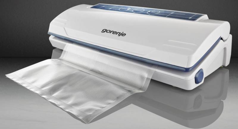 Вакуумный упаковщик Gorenje VS110W 110Вт серебристый/черный