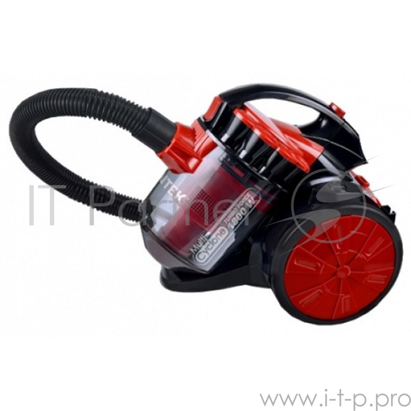 Пылесос Centek CT-2531 (красн/черн) мультициклон 1800/350Вт, стакан 1,5 л, телескоп металл. трубка