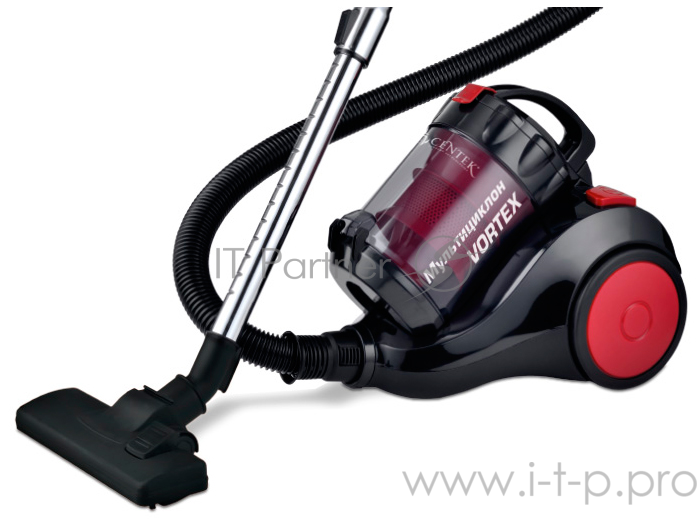 Пылесос Centek CT-2529 красн/черн
