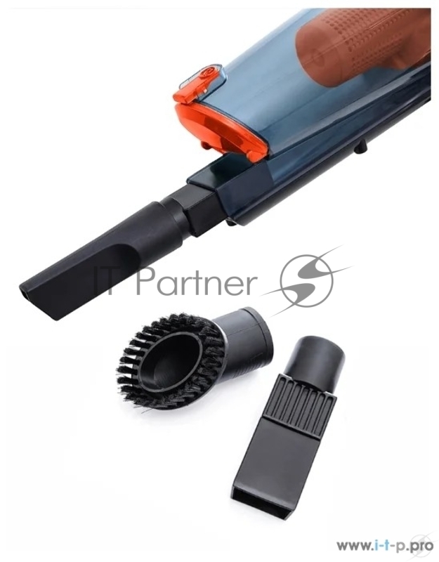 Пылесос ручной Kitfort KT-525-1 600Вт черный/оранжевый