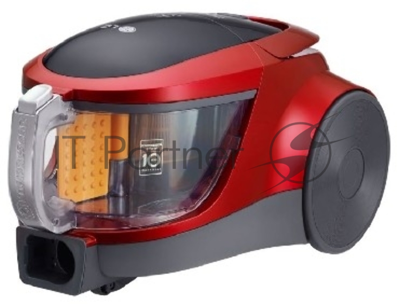 Пылесос LG VK-76A09NTCR Kompressor (система автоматического прессования пыли), 2000Вт/380Вт, Кнопка Вкл/Выкл на корпусе, фильтр HEPA11, стальная телескопическая трубка, турбо щетка