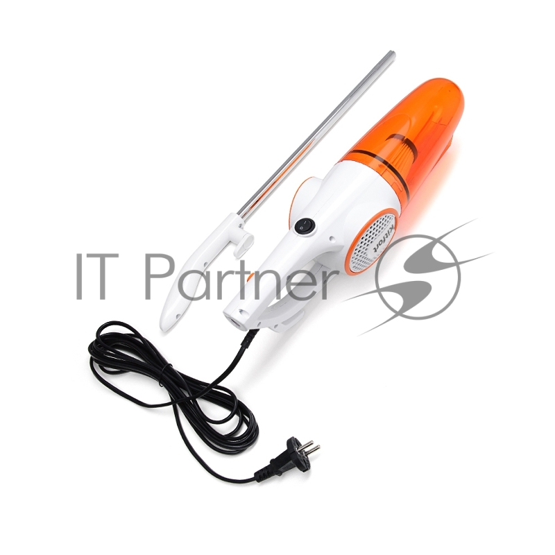 Пылесос ручной Kitfort КТ-523-1 600Вт белый/оранжевый