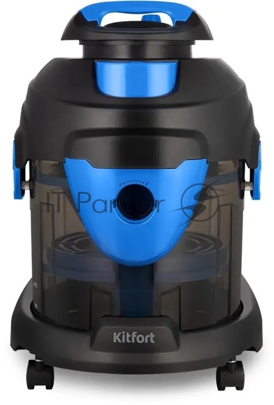 Пылесос KITFORT КТ-521-2 серо-синий (ШxГxВ) 22x30x66.5 cм.Тип вертикальный, уборка сухая, аккумуляторный. Количество аккумуляторов 1, время работы от аккумулятора до 20 мин, время зарядки 300 мин. Потребляемая мощность 170 Вт. Пылесборник без мешка (