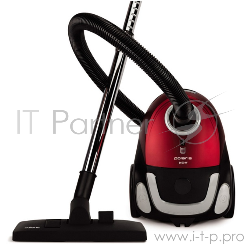 Пылесос Polaris PVB 1604 1600Вт черный/красный