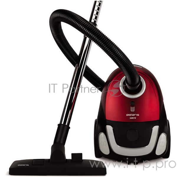 Пылесос Polaris PVB 1604 1600Вт черный/красный