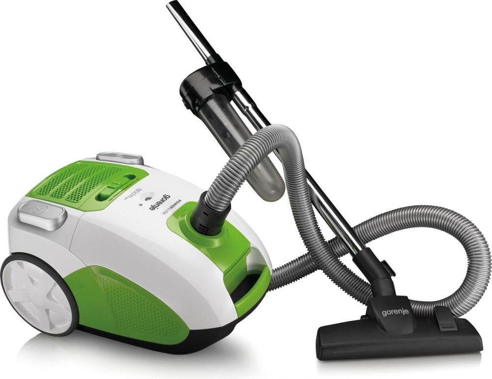 Пылесос Gorenje VC1825PSWG Максимальная потребляемая мощность: 1800Вт Мощность всасывания: 360 Вт, Объем мешка для пыли: 3 л, Цвет: Белый, Слайдерный переключатель мощности, Тип трубки: Составная трубка, Материал трубки: Металлическая трубка, Длина п