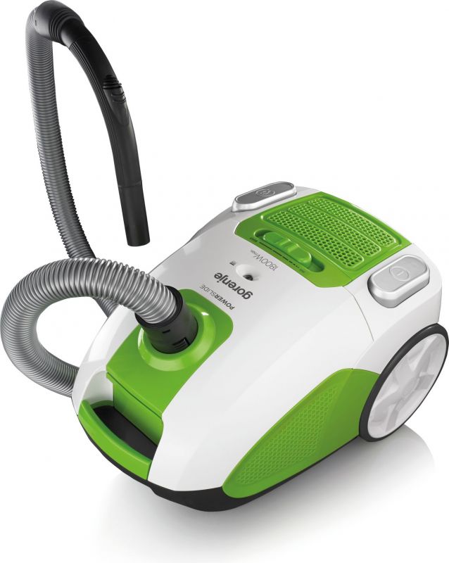 Пылесос Gorenje VC1825PSWG Максимальная потребляемая мощность: 1800Вт Мощность всасывания: 360 Вт, Объем мешка для пыли: 3 л, Цвет: Белый, Слайдерный переключатель мощности, Тип трубки: Составная трубка, Материал трубки: Металлическая трубка, Длина п