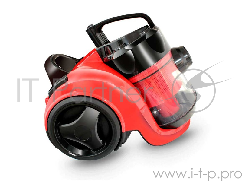 Пылесос GINZZU VS420 красно/черный Регулируемая мощность до 1700 Вт Легко очищающийся Мультициклонный фильтр. Повышенный объем пылесборника 3,0 л Телескопическая трубка Функция выдувания