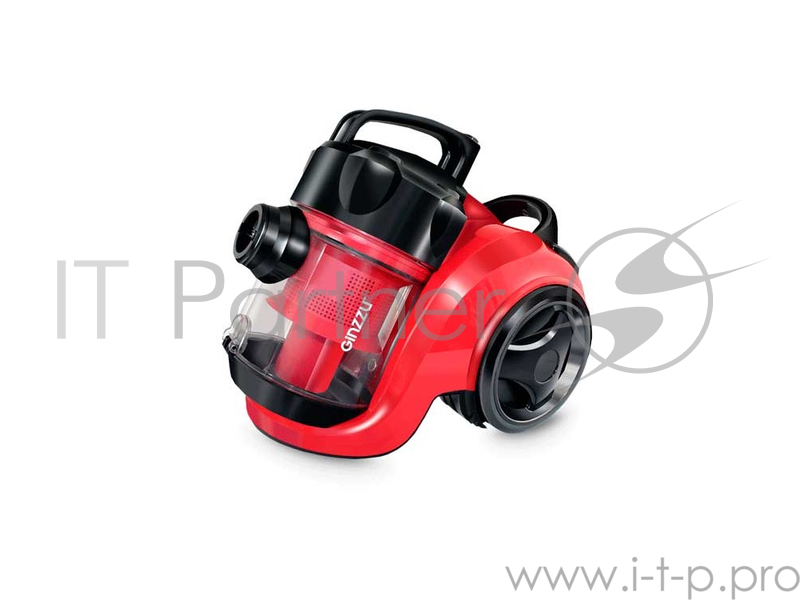 Пылесос GINZZU VS420 красно/черный Регулируемая мощность до 1700 Вт Легко очищающийся Мультициклонный фильтр. Повышенный объем пылесборника 3,0 л Телескопическая трубка Функция выдувания