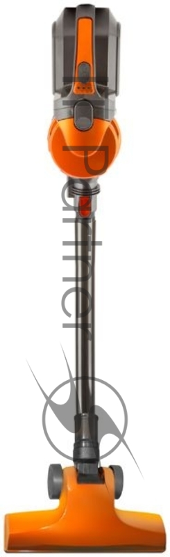 Беспроводной вертикальный пылесос. SUPRA VCS-4011 ( Потребляемая мощность 150 Вт, мощность всасывания 100Вт, источник питания : аккумулятор Lijn 22,2 В, 44,4 ВТ*Ч . Время работы на максимальной скорости 15 минут, время зарядки 5 часов, емкость пыле