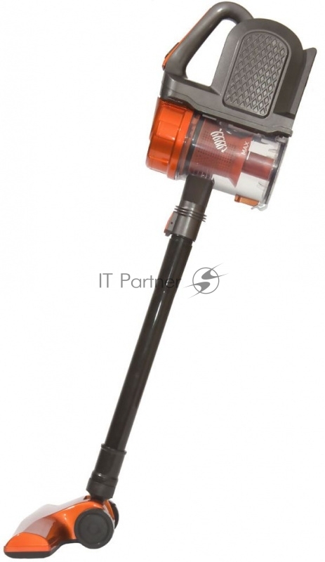 Беспроводной вертикальный пылесос. SUPRA VCS-4011 ( Потребляемая мощность 150 Вт, мощность всасывания 100Вт, источник питания : аккумулятор Lijn 22,2 В, 44,4 ВТ*Ч . Время работы на максимальной скорости 15 минут, время зарядки 5 часов, емкость пыле